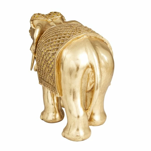 Budget 👏 Grayson Lane Gold Polystone Elephant Sculpture 😍 4 Budget 👏 Grayson Lane Gold Polystone Elephant Sculpture 😍 - Image 4