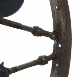 Buy 🤩 Grayson Lane Grey Metal Wheel Sculpture ✔️ -GRAYSON LANE Sales 2022 330862944 AlternateImage2 l