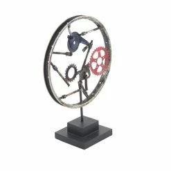 Buy 🤩 Grayson Lane Grey Metal Wheel Sculpture ✔️ -GRAYSON LANE Sales 2022 330862944 AlternateImage3 l