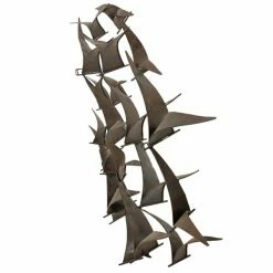 Best deal 🌟 Grayson Lane 26-in H x 47-in W Black Metal Coastal Birds Wall Accent ❤️ -GRAYSON LANE Sales 2022 330901634 AlternateImage7 l