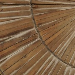 Best Pirce 🥰 Grayson Lane Brown Wood Framed 47-in H x 47-in W Abstract Wood Wall Panel 😀 -GRAYSON LANE Sales 2022 330901636 AlternateImage5 l