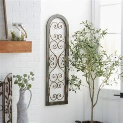 Wholesale 🎉 Grayson Lane 48-in H x 15-in W Brown Metal Transitional Ornamental Wall Accent 🤩 -GRAYSON LANE Sales 2022 330901640 AlternateImage3 l