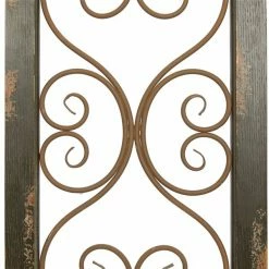 Wholesale 🎉 Grayson Lane 48-in H x 15-in W Brown Metal Transitional Ornamental Wall Accent 🤩 -GRAYSON LANE Sales 2022 330901640 AlternateImage6 l