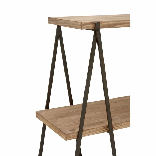 Best Sale 🔥 Grayson Lane 18-in D x 59-in W x 51-in H 3-Tier Decorative Wood Shelves 🎁 3 Best Sale 🔥 Grayson Lane 18-in D x 59-in W x 51-in H 3-Tier Decorative Wood Shelves 🎁 - Image 3