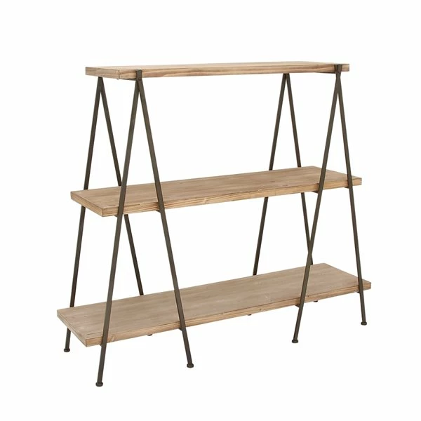Best Sale 🔥 Grayson Lane 18-in D x 59-in W x 51-in H 3-Tier Decorative Wood Shelves 🎁 5 Best Sale 🔥 Grayson Lane 18-in D x 59-in W x 51-in H 3-Tier Decorative Wood Shelves 🎁 - Image 5