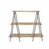 Best Sale 🔥 Grayson Lane 18-in D x 59-in W x 51-in H 3-Tier Decorative Wood Shelves 🎁