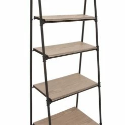 Brand new 🎉 Grayson Lane 17-in D x 24-in W x 72-in H 5-Tier Leaning Wood Shelves ✔️ -GRAYSON LANE Sales 2022 330901650 AlternateImage3 l