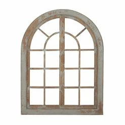 Promo 💯 Grayson Lane 48-in H x 37-in W Grey Wood Farmhouse/Rustic Abstract Wall Accent 🔥