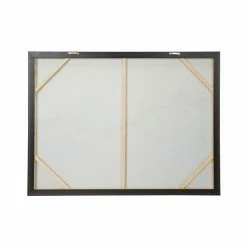 Buy 👍 Grayson Lane Gold Wood Framed 35.5-in H x 47.5-in W Abstract White Canvas Painting 🤩 -GRAYSON LANE Sales 2022 330901660 AlternateImage7 l