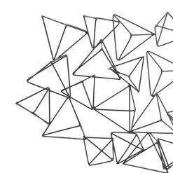 Promo 🔔 Grayson Lane 27-in H x 48-in W Black Metal Modern Abstract Wall Accent 🌟 -GRAYSON LANE Sales 2022 330901668 AlternateImage5 l