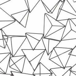 Promo 🔔 Grayson Lane 27-in H x 48-in W Black Metal Modern Abstract Wall Accent 🌟 -GRAYSON LANE Sales 2022 330901668 AlternateImage6 l