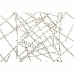 Best deal 🥰 Grayson Lane 48-in H x 48-in W Silver Metal Modern/Contemporary Abstract Wall Accent 🛒 -GRAYSON LANE Sales 2022 330901671 AlternateImage5 l