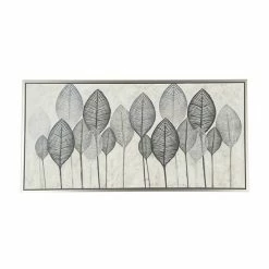 Wholesale 🌟 Grayson Lane White Wood Framed 27-in H x 55-in W Botanical Canvas Painting 🌟
