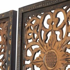 Buy 🔥 Grayson Lane 48-in H x 16-in W Brown Wood Traditional Ornamental Wall Accent - 2-Pack 😉 -GRAYSON LANE Sales 2022 330901680 AlternateImage6 l