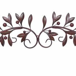 Wholesale 🔥 Grayson Lane 9-in H x 48-in W Brown Metal Traditional Floral and Botanical Wall Accent 🥰 -GRAYSON LANE Sales 2022 330901683 AlternateImage5 l