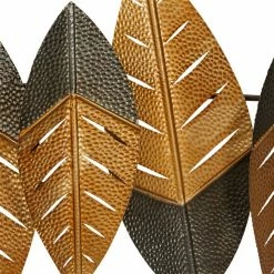 Budget 🤩 Grayson Lane 24-in H x 47-in W Gold Metal Modern/Contemporary Abstract Wall Accent 😍 -GRAYSON LANE Sales 2022 330901688 AlternateImage5 l