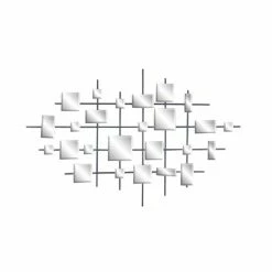 Best reviews of ✔️ Grayson Lane 44-in H x 28-in W Clear Metal Glam Abstract Wall Accent 🔥