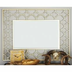 New ⭐ Grayson Lane 50-in L X 38.13-in W Glam Rectangle Gold Framed Wall Mirror 🛒 -GRAYSON LANE Sales 2022 330901690 AlternateImage2 l
