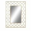 New ⭐ Grayson Lane 50-in L X 38.13-in W Glam Rectangle Gold Framed Wall Mirror 🛒