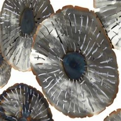 Budget ⭐ Grayson Lane 28-in H x 46-in W Silver Metal Modern/Contemporary Floral and Botanical Wall Accent 🔥 -GRAYSON LANE Sales 2022 330901695 AlternateImage6 l