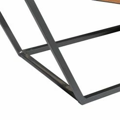 Discount ⭐ Grayson Lane Industrial Mahogany Brown/Coal Black Accent Bench ⭐ -GRAYSON LANE Sales 2022 330901697 AlternateImage3 l