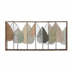 Best Pirce ⭐ Grayson Lane 22-in H x 47-in W Brown MDF and Metal Modern/Contemporary Floral and Botanical Wall Accent 🤩 9 Best Pirce ⭐ Grayson Lane 22-in H x 47-in W Brown MDF and Metal Modern/Contemporary Floral and Botanical Wall Accent 🤩 -GRAYSON LANE Sales 2022 330901699 AlternateImage7 l