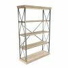 Coupon ⌛ Grayson Lane 17-in D x 48-in W x 72-in H 5-Tier Decorative Wood Shelves 🎁