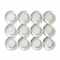 Hot Sale 😍 Grayson Lane 29.31-in L X 39.25-in W Glam Round Silver Framed Wall Mirror 🤩