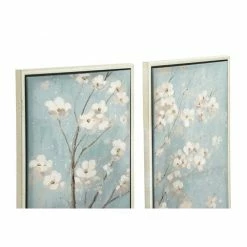 Best Pirce 🥰 Grayson Lane Silver Wood Framed 59-in H x 20-in W Floral Wood Painting 🔥 -GRAYSON LANE Sales 2022 330901704 AlternateImage3 l