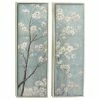 Best Pirce 🥰 Grayson Lane Silver Wood Framed 59-in H x 20-in W Floral Wood Painting 🔥