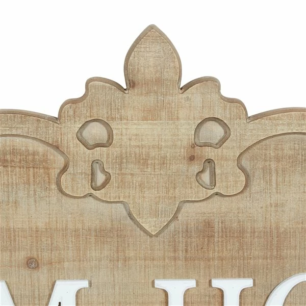 Deals 🛒 Grayson Lane 19-in H x 47-in W Brown Wood Farmhouse/Rustic Words and Text Wall Accent 🎉 4 Deals 🛒 Grayson Lane 19-in H x 47-in W Brown Wood Farmhouse/Rustic Words and Text Wall Accent 🎉 - Image 4