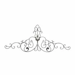 Discount ⌛ Grayson Lane 24-in H x 59-in W Brown Metal Transitional Ornamental Wall Accent ⌛