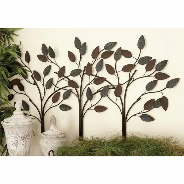 New 😉 Grayson Lane 27-in H x 48-in W Brown Metal Nature Wall Accent ❤️ 2 New 😉 Grayson Lane 27-in H x 48-in W Brown Metal Nature Wall Accent ❤️ - Image 2
