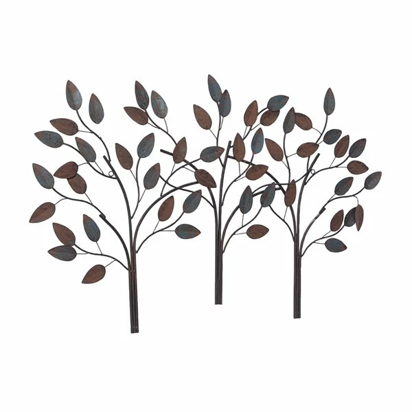New 😉 Grayson Lane 27-in H x 48-in W Brown Metal Nature Wall Accent ❤️ 5 New 😉 Grayson Lane 27-in H x 48-in W Brown Metal Nature Wall Accent ❤️ - Image 5