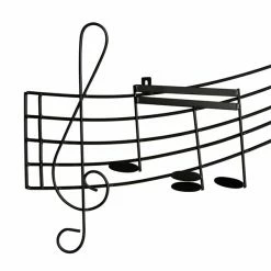 Cheap 🧨 Grayson Lane 21-in H x 49-in W Black Metal Traditional Entertainment Wall Accent 😉 -GRAYSON LANE Sales 2022 330901730 AlternateImage5 l