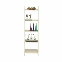 Top 10 👏 Grayson Lane 14-in D x 20-in W x 69-in H 5-Tier Leaning Wood Shelves 😀 -GRAYSON LANE Sales 2022 330901732 AlternateImage5 l