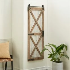 Coupon ✔️ Grayson Lane 67-in H x 25-in W Brown Metal and Wood Farmhouse/Rustic Abstract Wall Accent 🎁 7 Coupon ✔️ Grayson Lane 67-in H x 25-in W Brown Metal and Wood Farmhouse/Rustic Abstract Wall Accent 🎁 -GRAYSON LANE Sales 2022 330901733 AlternateImage3 l