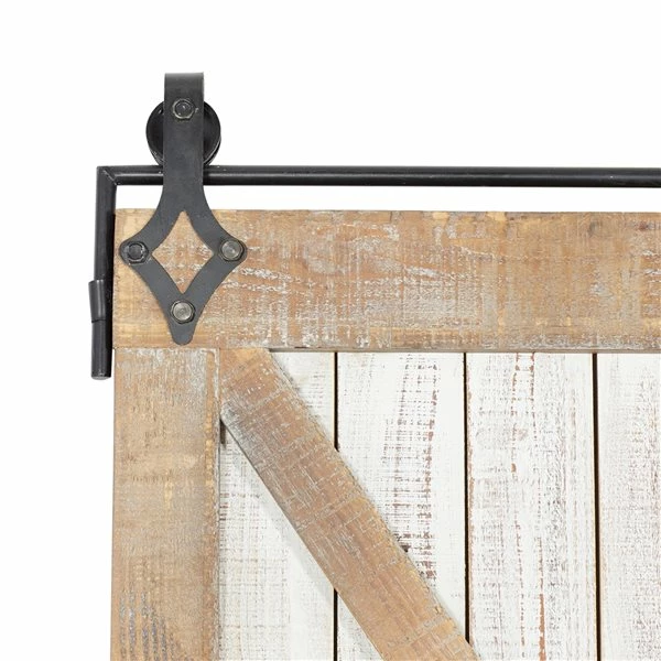 Coupon ✔️ Grayson Lane 67-in H x 25-in W Brown Metal and Wood Farmhouse/Rustic Abstract Wall Accent 🎁 5 Coupon ✔️ Grayson Lane 67-in H x 25-in W Brown Metal and Wood Farmhouse/Rustic Abstract Wall Accent 🎁 - Image 5