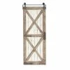 Coupon ✔️ Grayson Lane 67-in H x 25-in W Brown Metal and Wood Farmhouse/Rustic Abstract Wall Accent 🎁