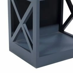 Outlet 🧨 Grayson Lane 12-in D x 16-in W x 51-in H 4-Tier Grey Decorative Wood Shelves 😍 -GRAYSON LANE Sales 2022 330901740 AlternateImage4 l