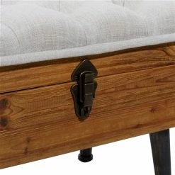 Best reviews of ⭐ Grayson Lane Industrial Natural Brown/White/Black Storage Bench - Set of 3 😀 -GRAYSON LANE Sales 2022 330901752 AlternateImage3 l