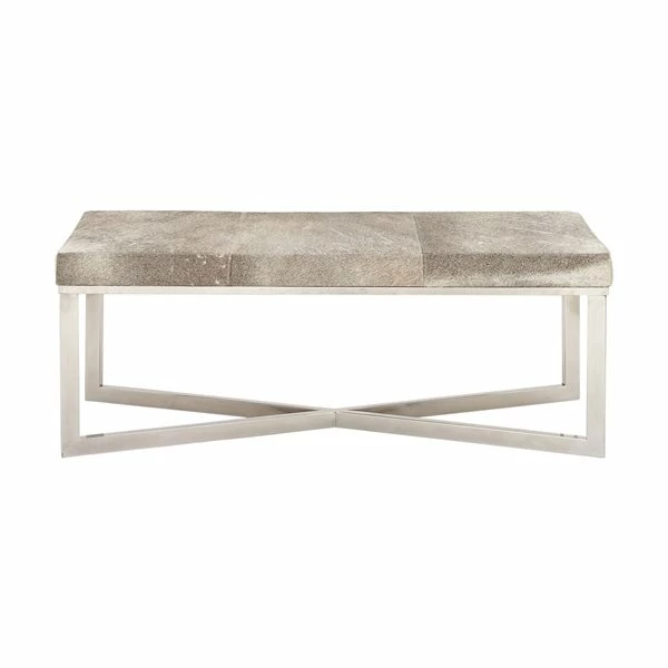 Best deal 👏 Grayson Lane Industrial Beige Grey/White Accent Bench 🤩 1 Best deal 👏 Grayson Lane Industrial Beige Grey/White Accent Bench 🤩