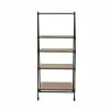 Cheap ⭐ Grayson Lane 14-in D x 25-in W x 56-in H 4-Tier Leaning Wood Shelves 🎁