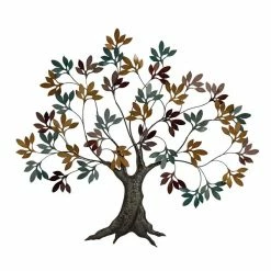 Cheapest 🔔 Grayson Lane 42-in H x 47-in W Multicoloured Metal Traditional Nature Wall Accent ✔️ -GRAYSON LANE Sales 2022 330901777 AlternateImage7 l