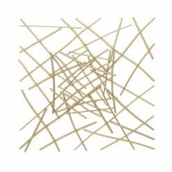 Brand new π Grayson Lane 48-in H x 48-in W Gold Metal Modern/Contemporary Abstract Wall Accent π₯°