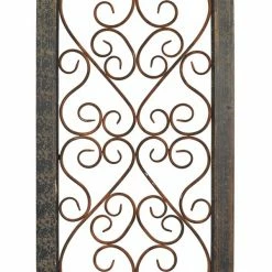 Outlet 😍 Grayson Lane 57-in H x 20-in W Brown Wood and Metal Traditional Ornamental Wall Accent 🔥 -GRAYSON LANE Sales 2022 330901781 AlternateImage6 l