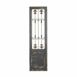 Budget 😀 Grayson Lane 57-in H x 16-in W Brown Metal Traditional Architecture Wall Accent 😀