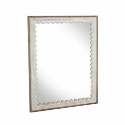 Best reviews of 🥰 Grayson Lane 48-in L X 36.13-in W Farmhouse Rectangle White Framed Wall Mirror 🌟 -GRAYSON LANE Sales 2022 330901804 AlternateImage5 l
