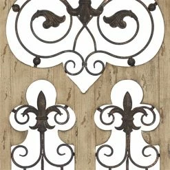 Deals 🌟 Grayson Lane 50-in H x 24-in W Brown Metal and MDF Ornamental Wall Accent 🤩 -GRAYSON LANE Sales 2022 330901813 AlternateImage5 l