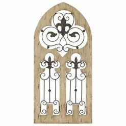 Deals 🌟 Grayson Lane 50-in H x 24-in W Brown Metal and MDF Ornamental Wall Accent 🤩